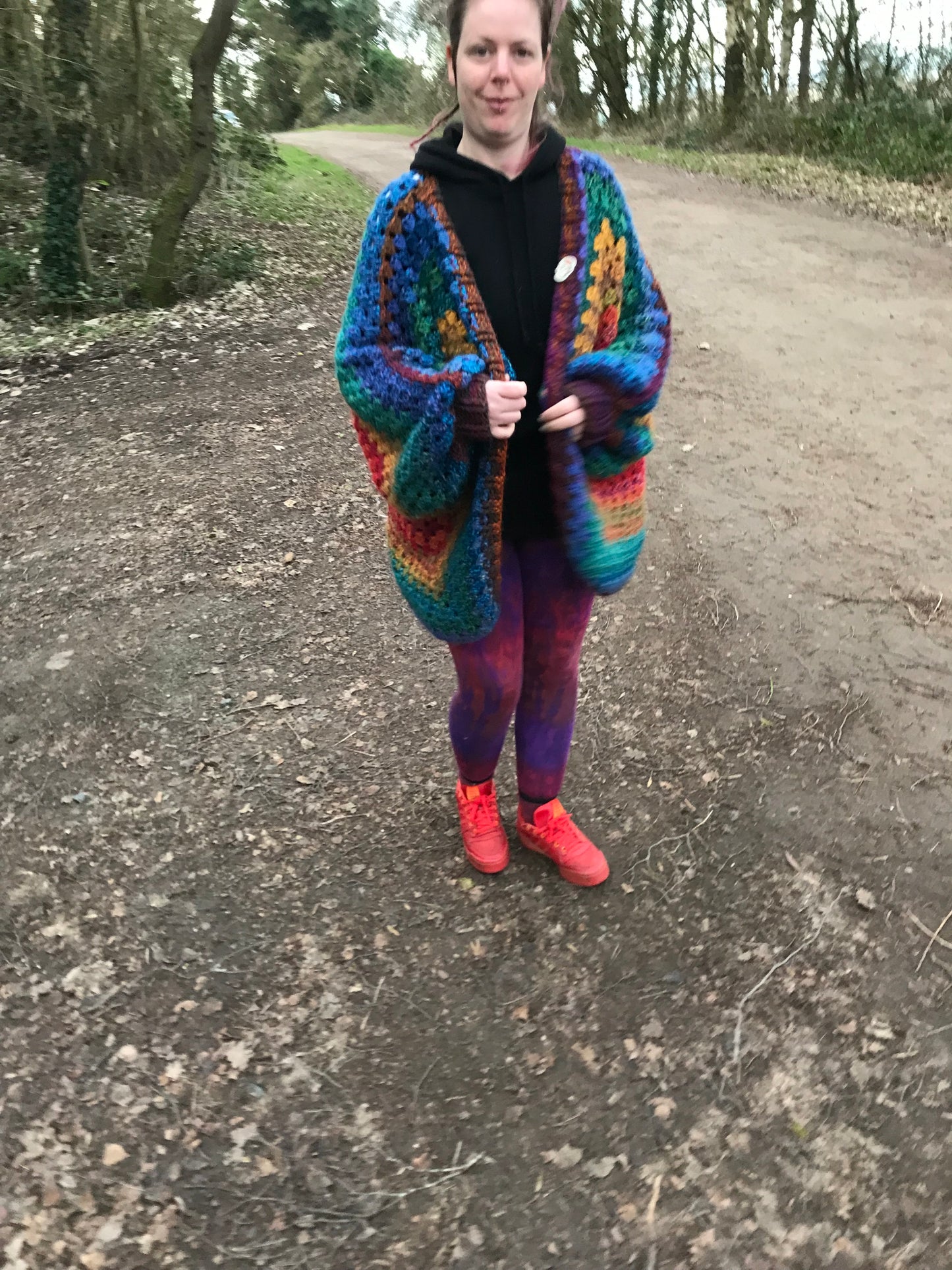 Oversized Hexi Cardigan