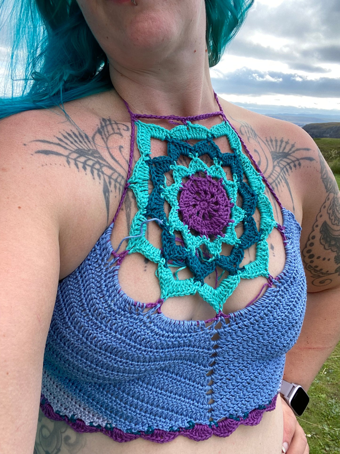 Soul Flower Crop Top