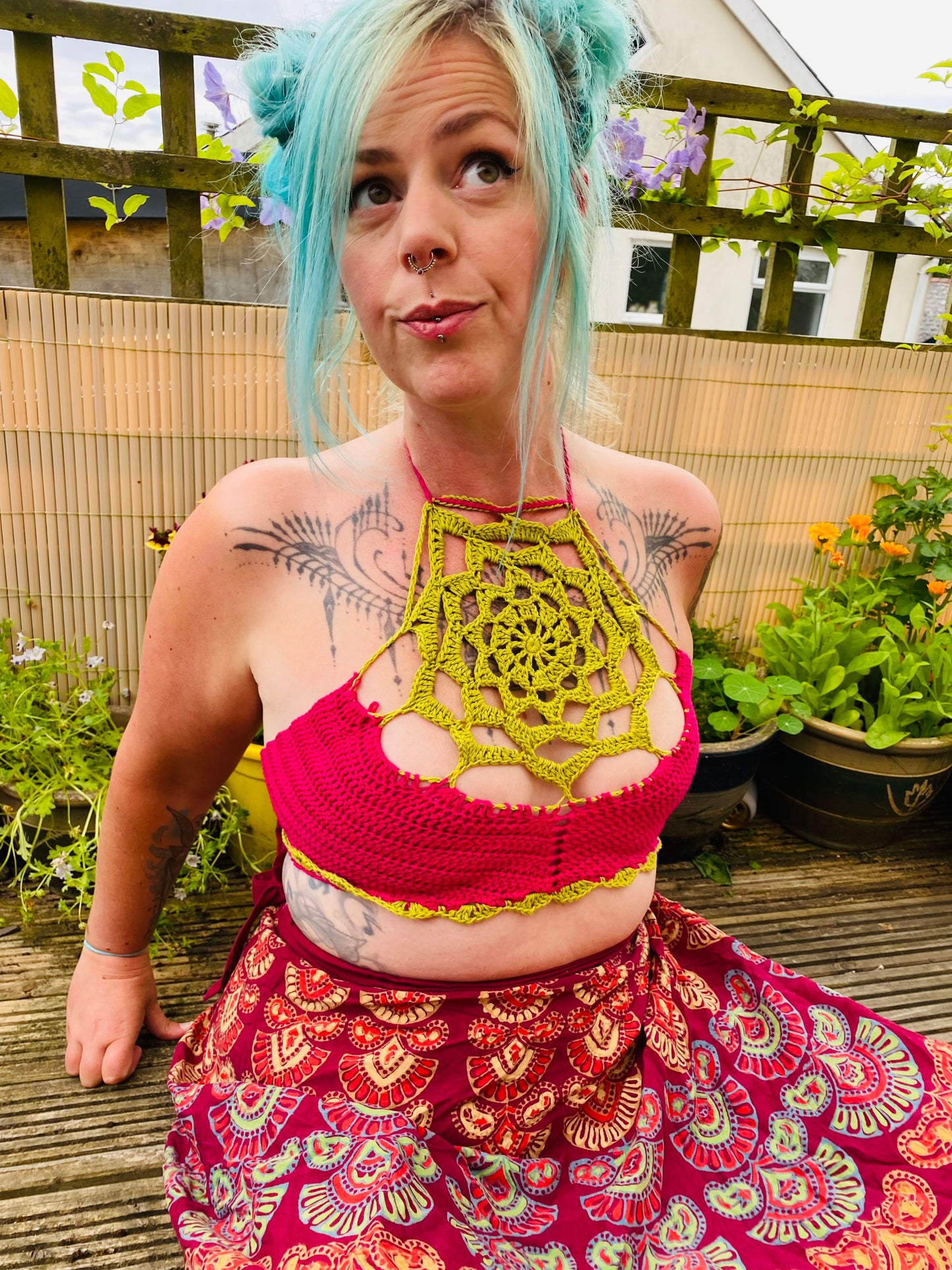 Soul Flower Crop Top