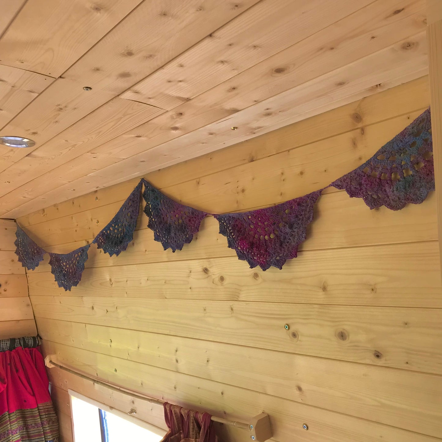 Sunburst Mandala Crochet Bunting Pattern