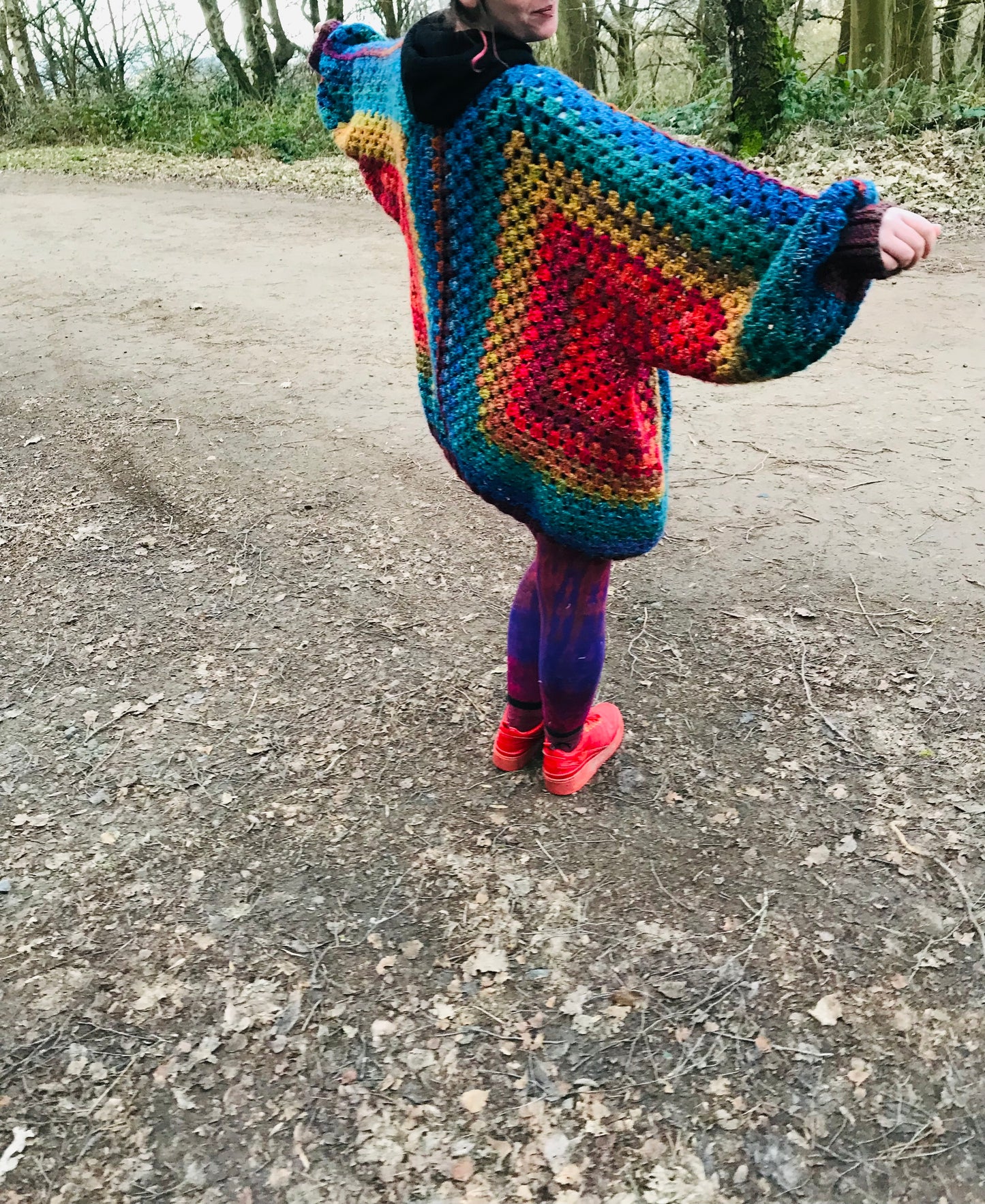 Oversized Hexi Cardigan