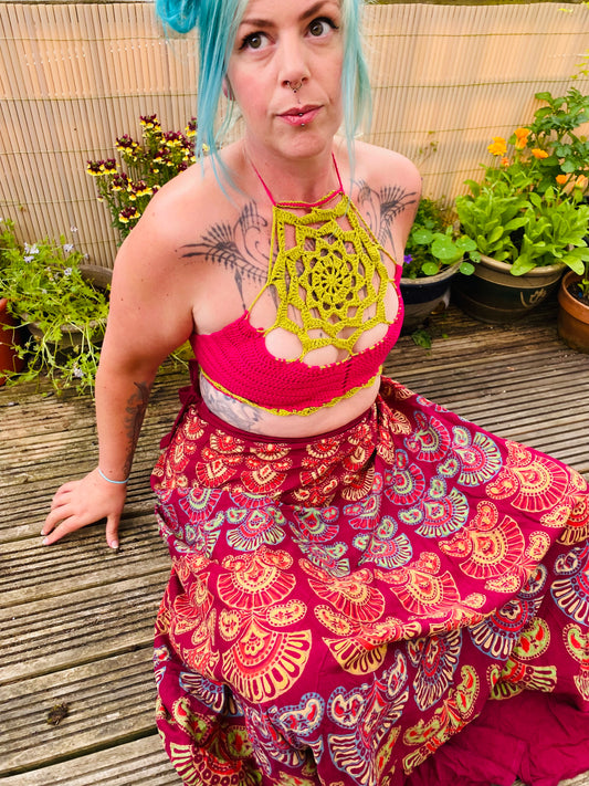 Soul Flower Crop Top