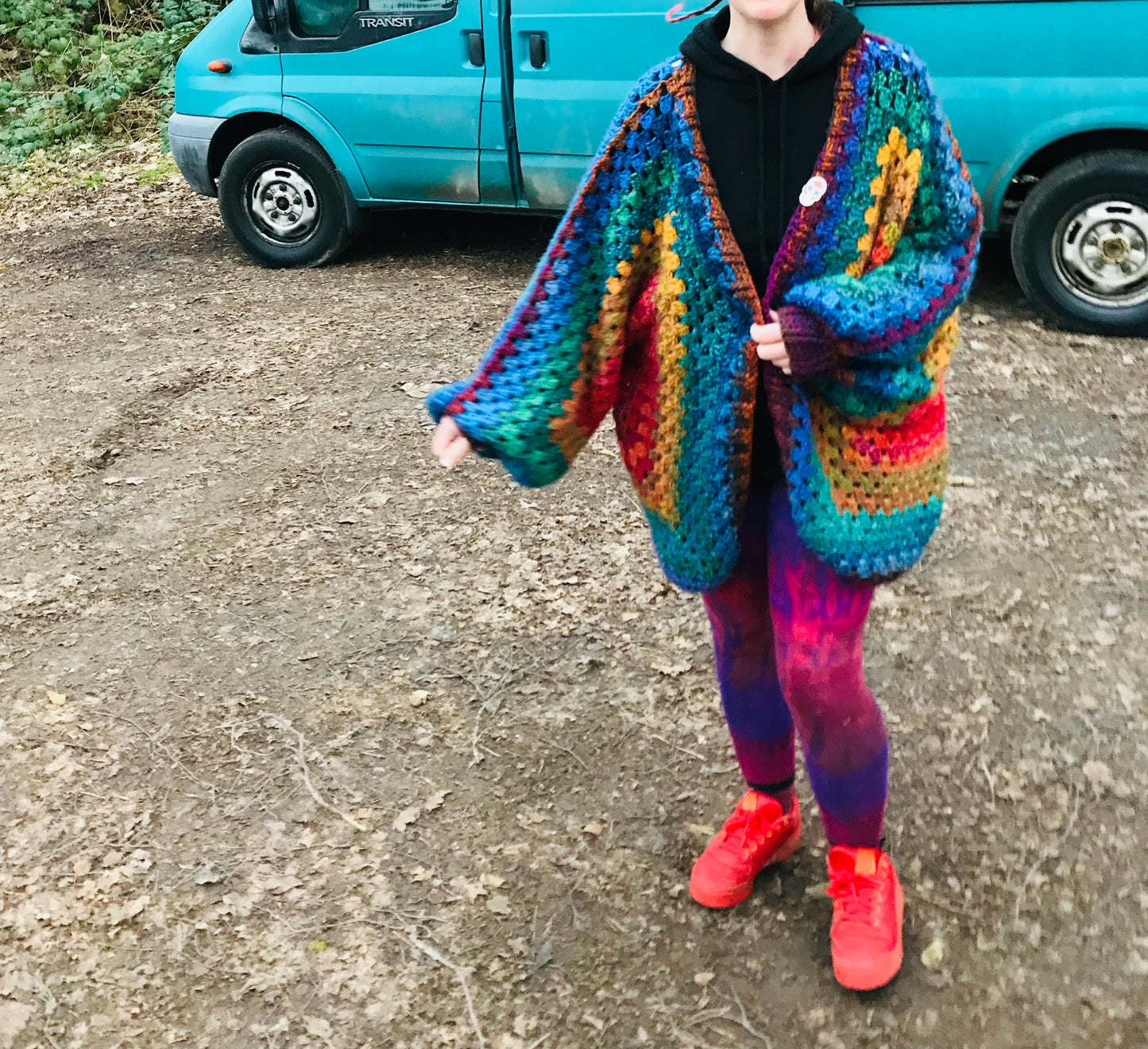 Oversized Hexi Cardigan