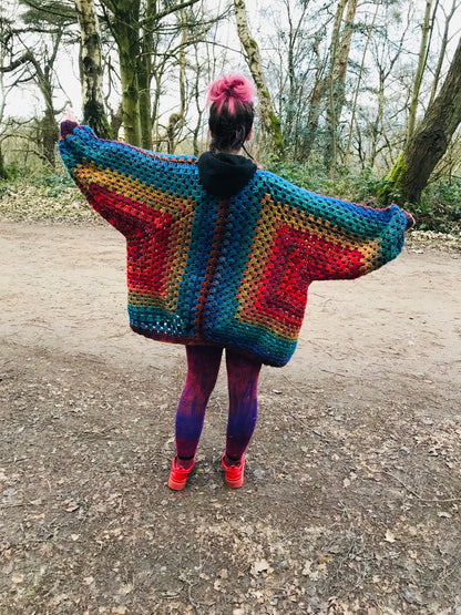 Oversized Hexi Cardigan