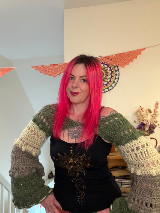 Forest Shrug Crochet Pattern | Boho Crochet Bolero | Digital PDF Download