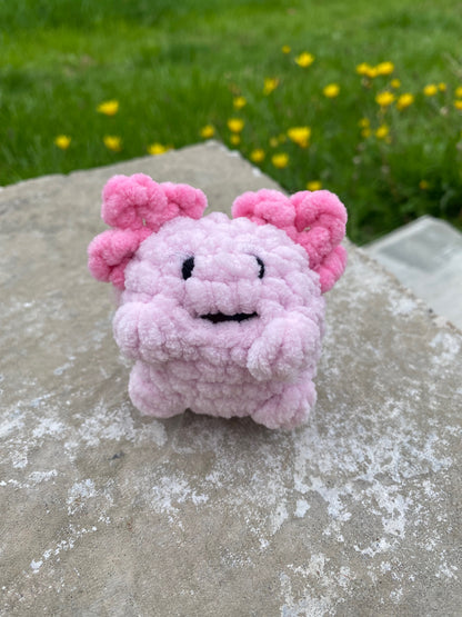Crochet Axolotl Stress Ball Pattern