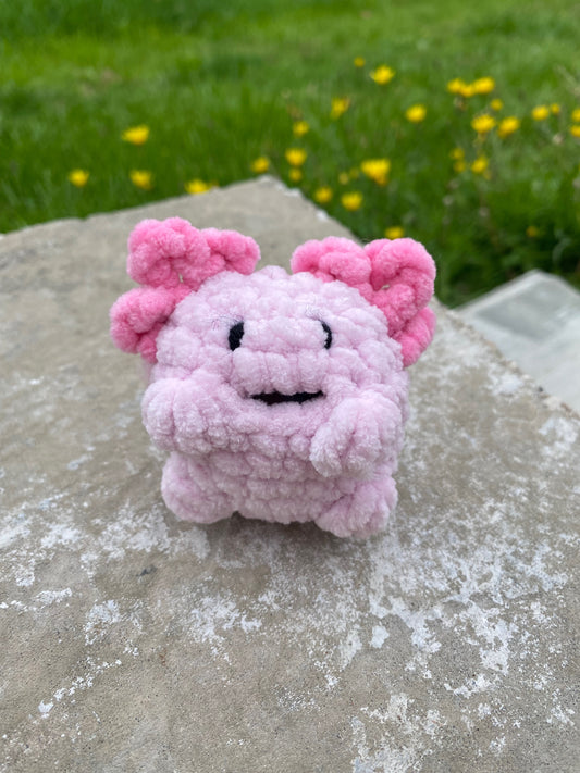 Crochet Axolotl Stress Ball Pattern