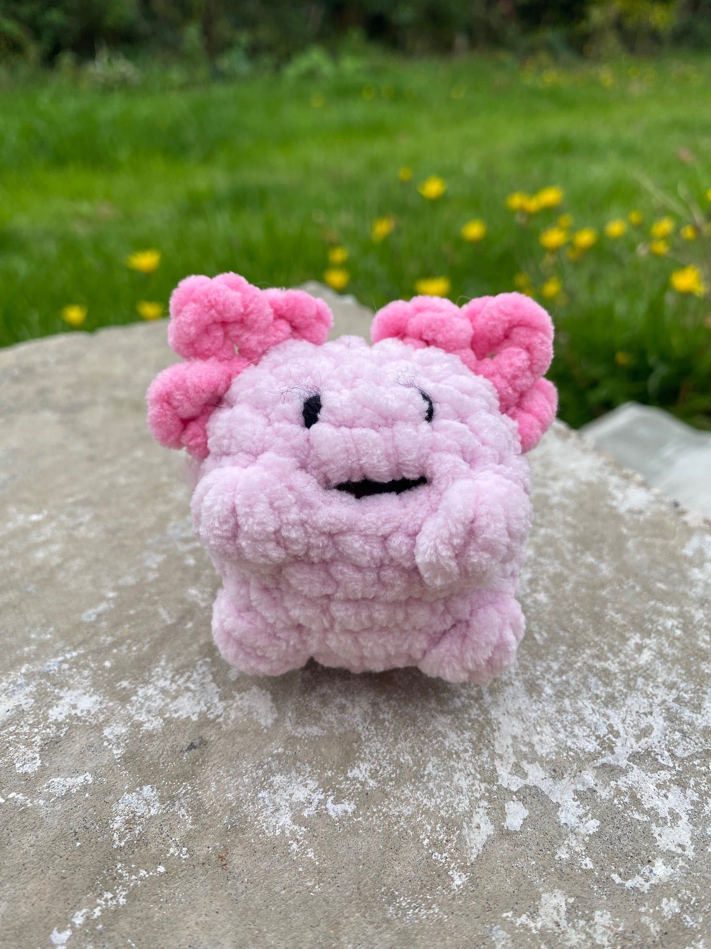 Crochet Axolotl Stress Ball Pattern