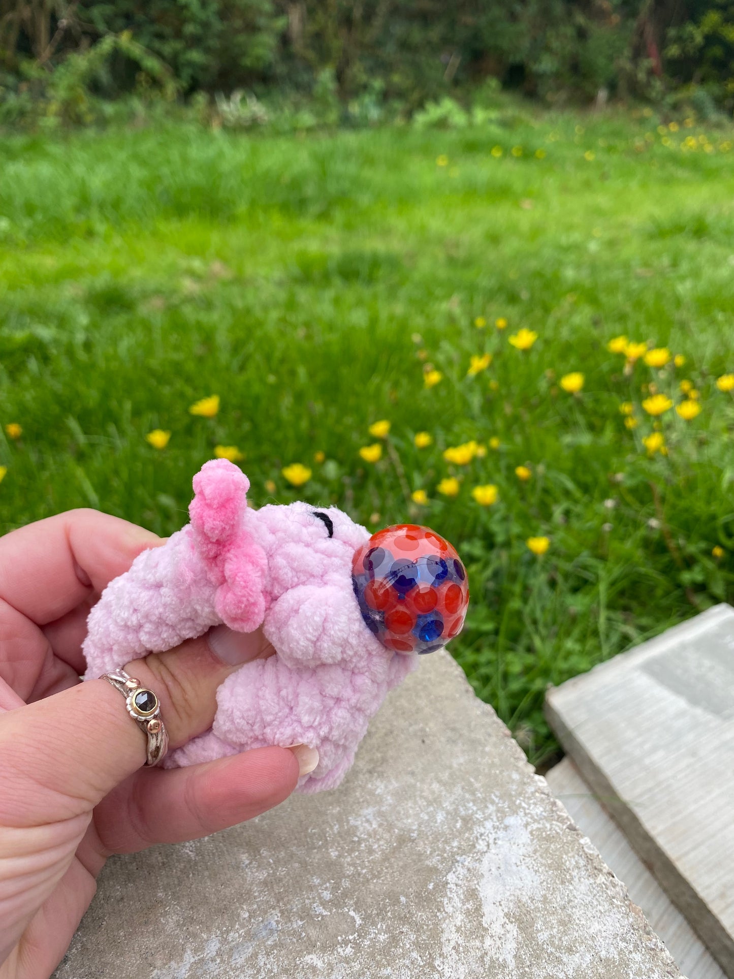 Crochet Axolotl Stress Ball Pattern