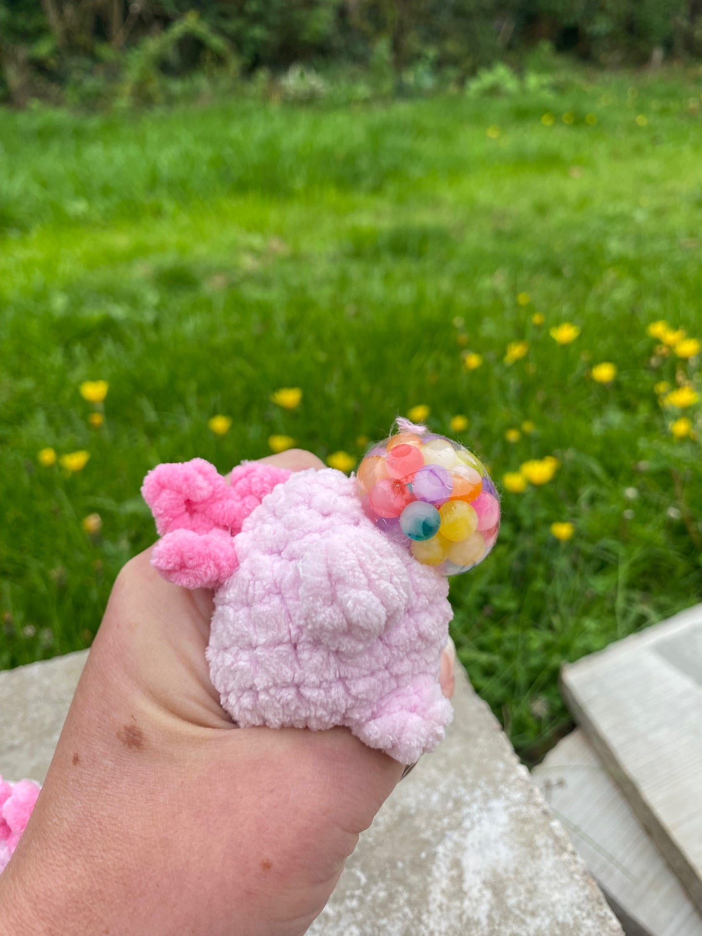 Crochet Axolotl Stress Ball Pattern