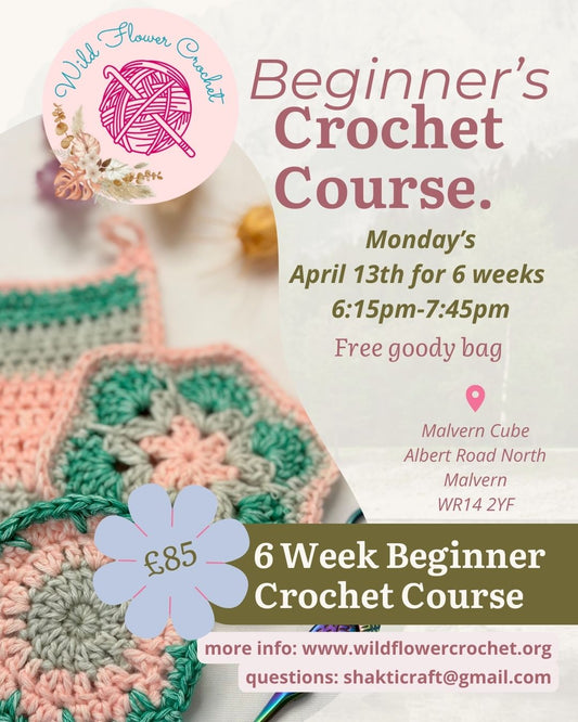 6 Week Beginner's Crochet Class in Malvern